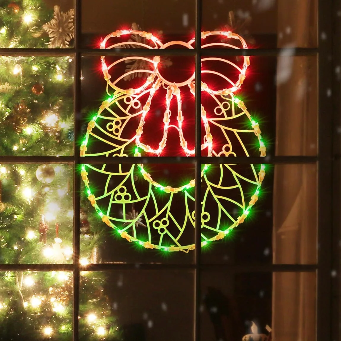 Minetom Christmas Window Silhouette Light Decoration, photo 1