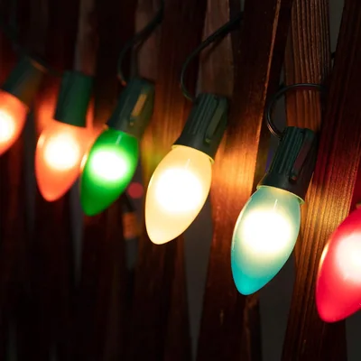 Minetom C9 Christmas Lights Outdoor, 100Feet Vintage Christmas String Lights, thumbnail 2