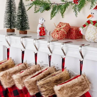 Minetom Christmas Stocking Holders for Mantle, thumbnail 2