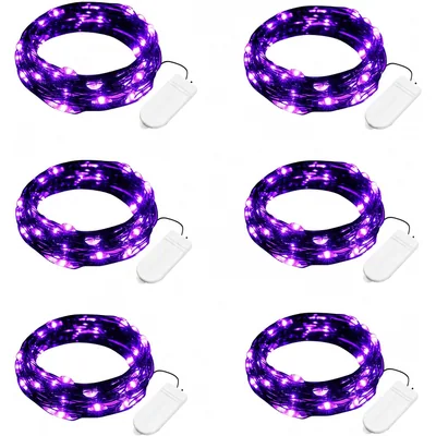 Minetom 6 Pack Battery Operated LED Fairy Lights for Christmas Decor, thumbnail 10