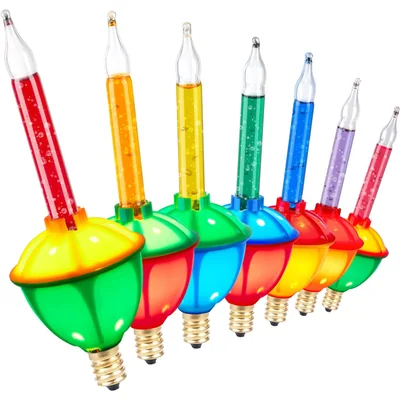 Minetom 7 Counts Replacement Bubble Lights Bulbs, thumbnail 8