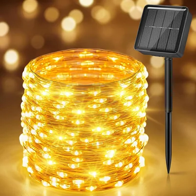 Minetom Solar String Lights for Outside, thumbnail 2