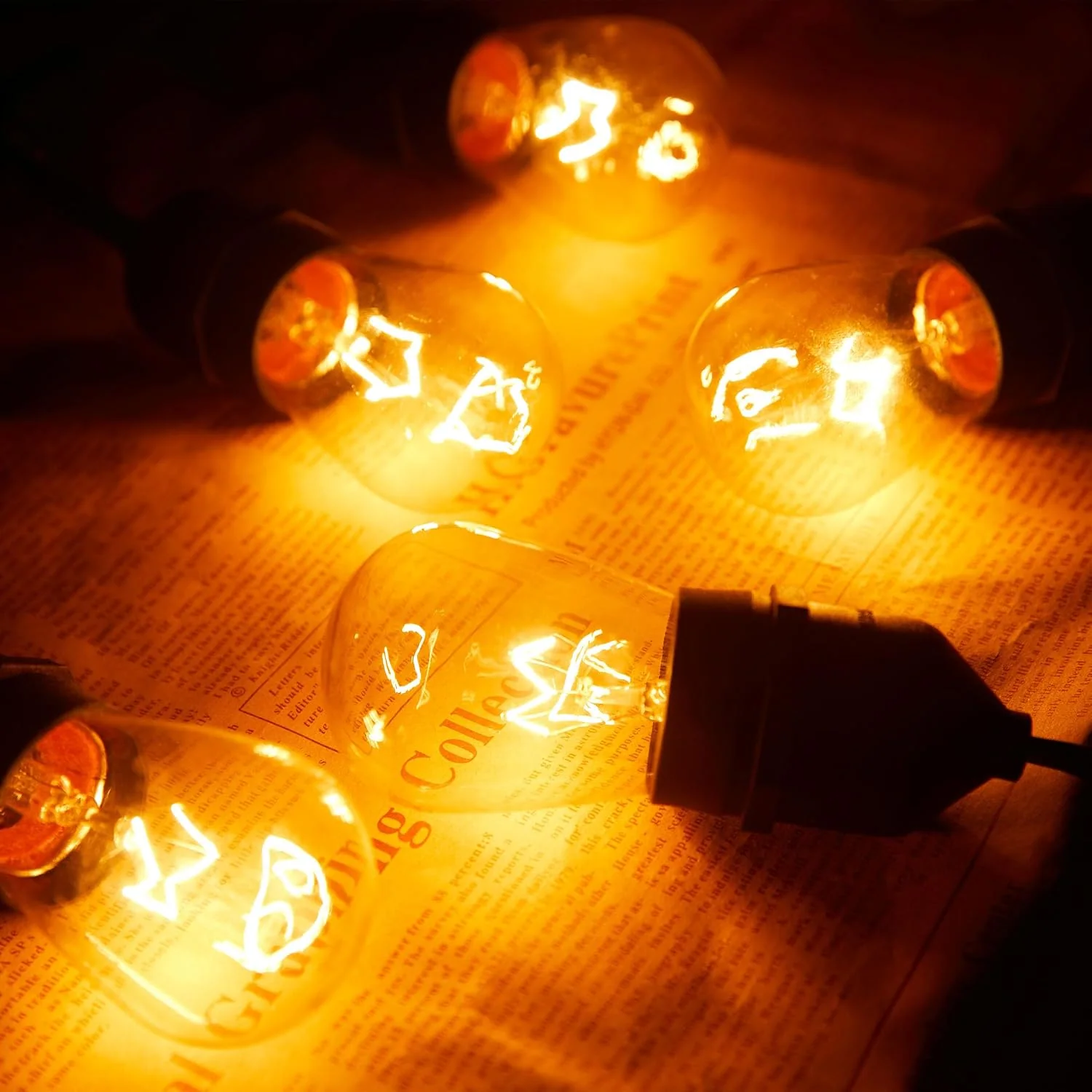 Minetom S14 Incandescent Edison Light Bulbs, 20 Pack 11W, photo 2