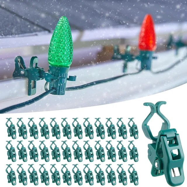 Minetom Christmas Light Clips Outdoor C7 C9