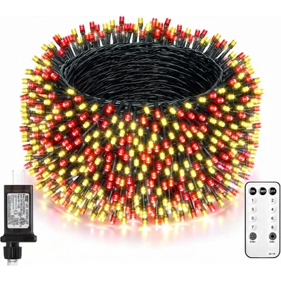 Minetom Red Green White Christmas Lights, thumbnail 5