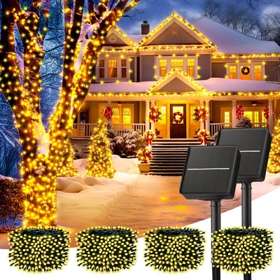 Minetom Solar Christmas Lights Outdoor Waterproof, thumbnail 1