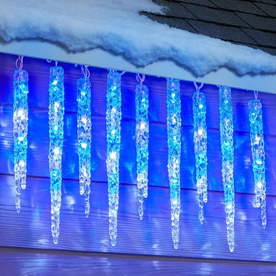 Minetom Icicle Lights Outdoor with Clips, thumbnail 6