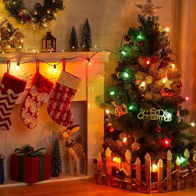 Minetom 25 Pack Multicolor C9 LED Christmas Light Bulbs, thumbnail 3