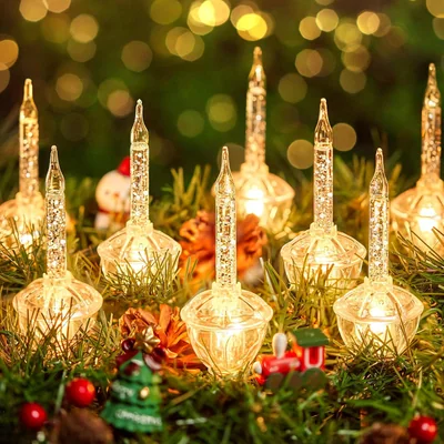 Minetom 2 Pack Bubble Lights for Christmas Tree, Total 18FT Vintage String Light, thumbnail 1