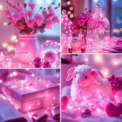 Minetom 5 Pack Fairy Lights Battery Operated, thumbnail 2