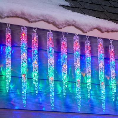 Minetom Icicle Lights Outdoor with Clips, thumbnail 4