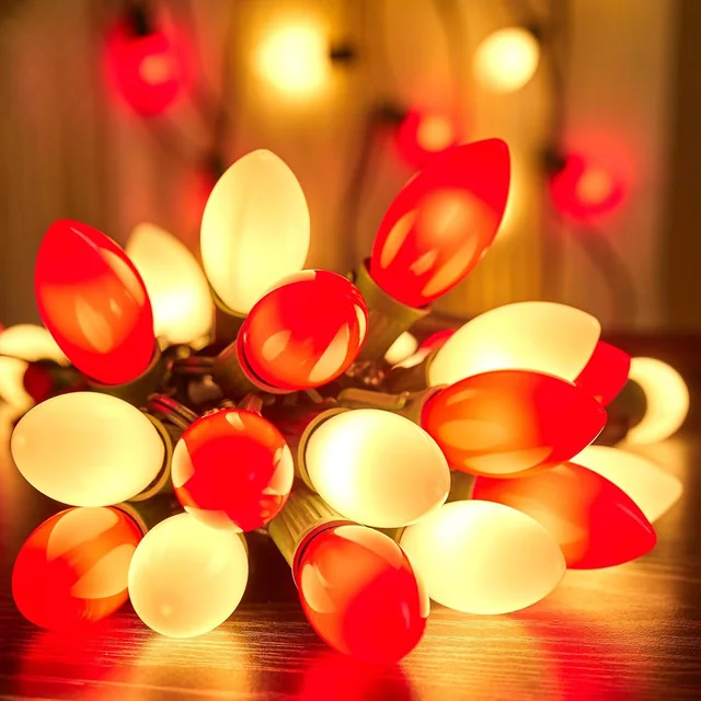 Minetom Vintage C9 LED Christmas Lights Outdoor