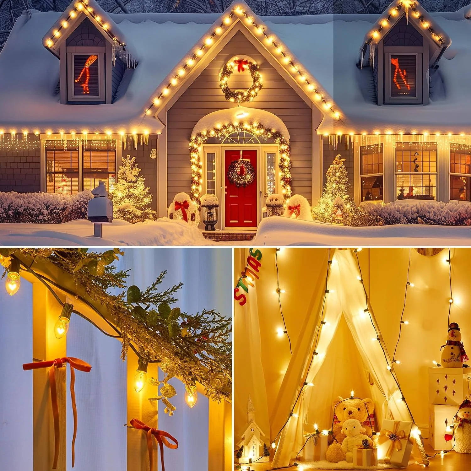 Minetom Vintage Christmas Lights, photo 3
