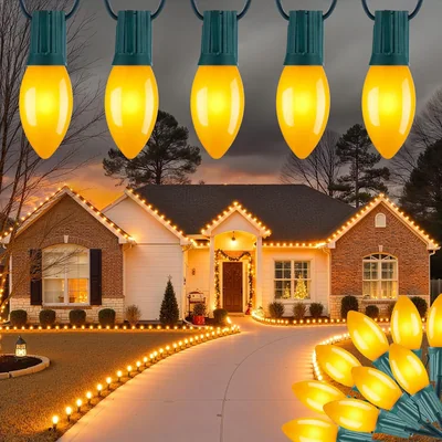 Minetom Vintage C9 LED Christmas Lights Outdoor, thumbnail 7