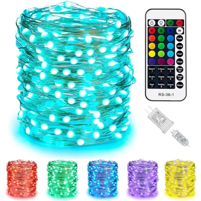 Minetom Color Changing Fairy String Lights, thumbnail 1