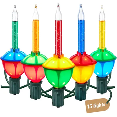 Minetom Christmas Bubble String Lights, 20.5FT Bubble Light, thumbnail 4
