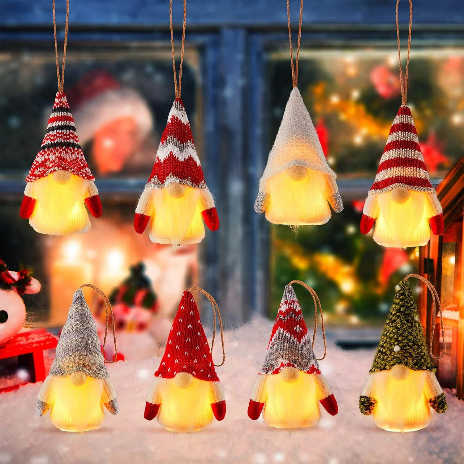 Minetom Gnome Christmas Ornaments, photo 4