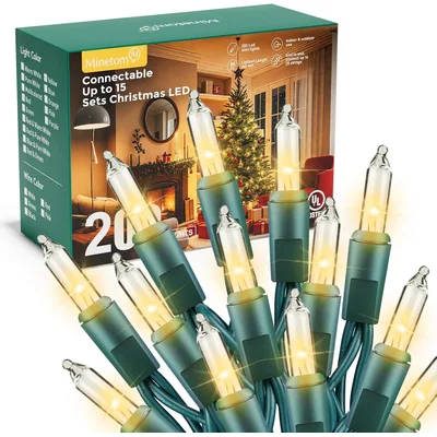 Minetom LED Clear Christmas String Lights, thumbnail 3
