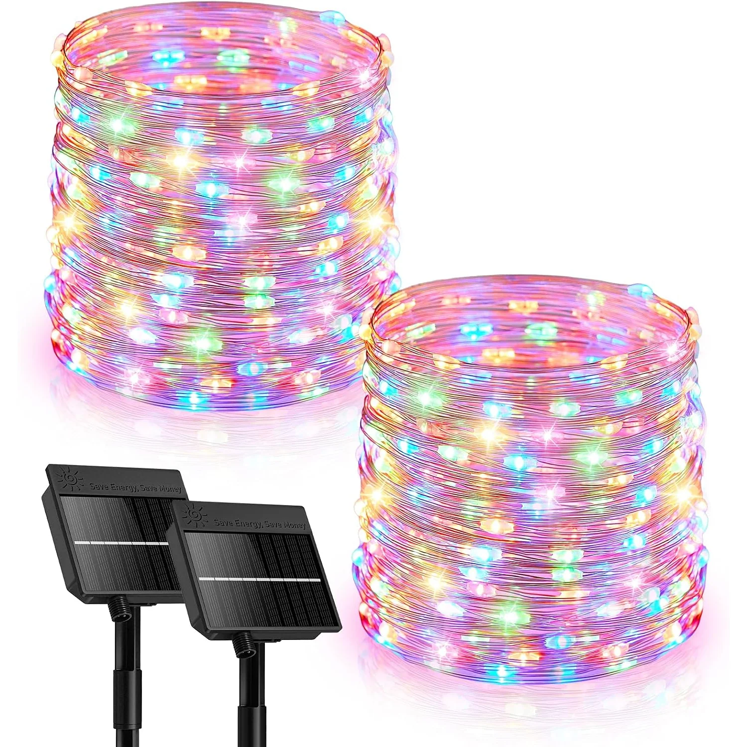 Minetom Solar Fairy Lights, Multicolor, 2 Pack, photo 5