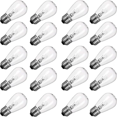 Minetom S14 Incandescent Edison Light Bulbs, 20 Pack 11W, thumbnail 1