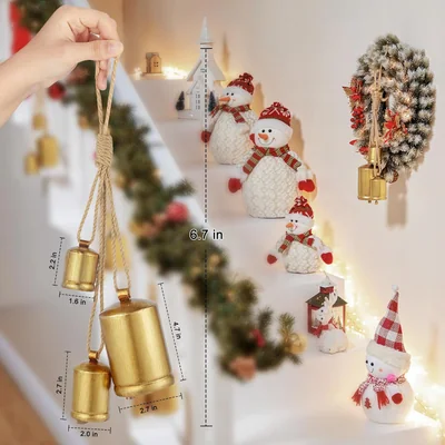Minetom Set of 3 Christmas Bells, thumbnail 2