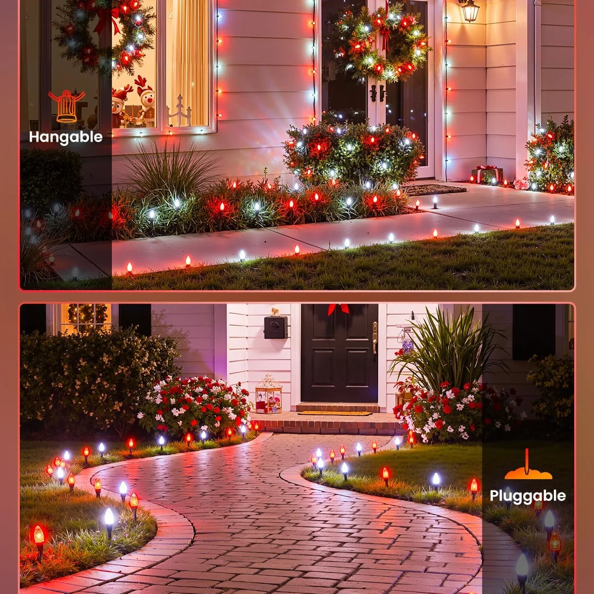 Minetom C9 LED Replacement Christmas Light Bulbs, photo 4