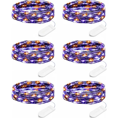 Minetom 6 Pack Battery Operated LED Fairy Lights for Christmas Decor, thumbnail 8