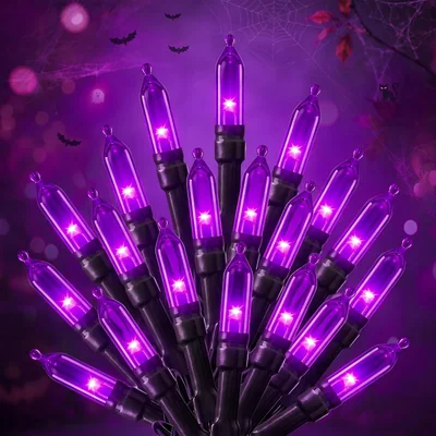 Minetom Orange Halloween String Lights Outdoor, thumbnail 5