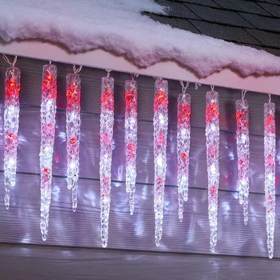 Minetom Icicle Lights Outdoor with Clips, thumbnail 7