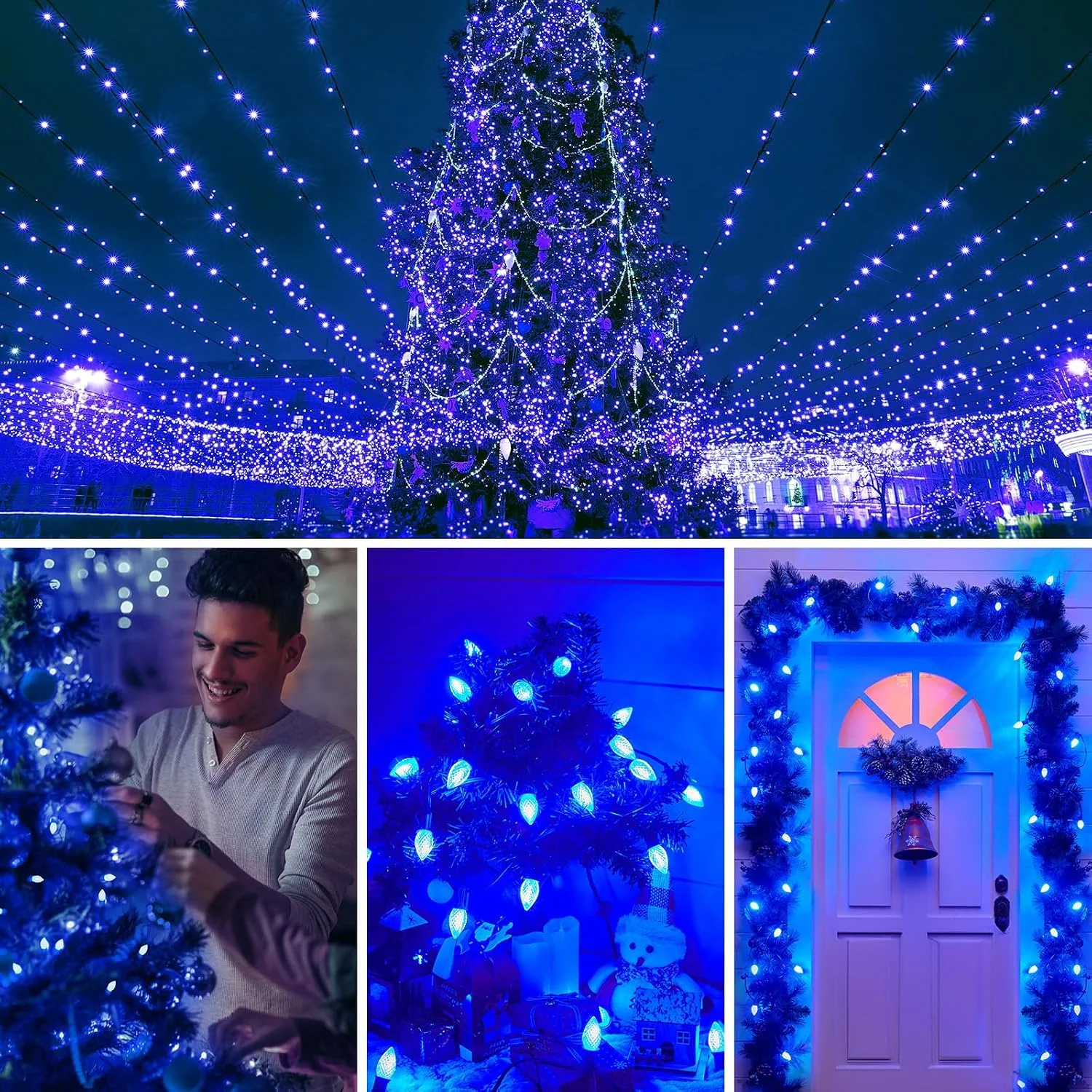 Minetom 25 Pack C7 LED Christmas Lights Bulbs, photo 2