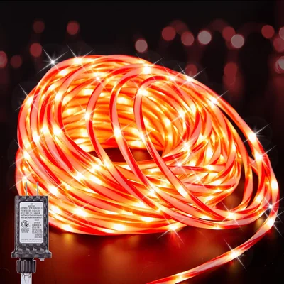 Minetom Christmas Lights Outdoor, 66FT 400 LED Candy Cane Rope Light Outdoor, thumbnail 5