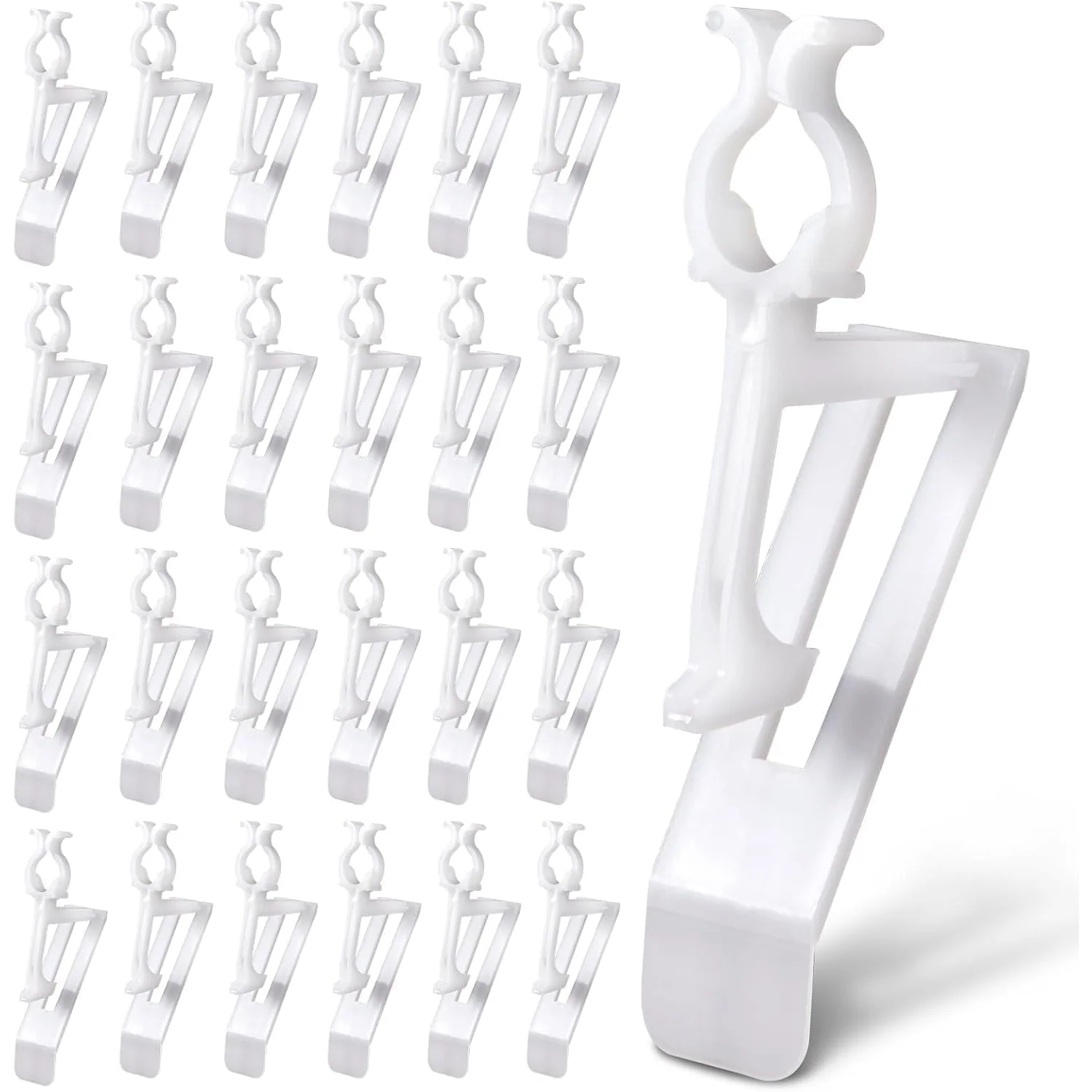 Minetom Christmas Light Clips, White, 100 Pack, photo 4
