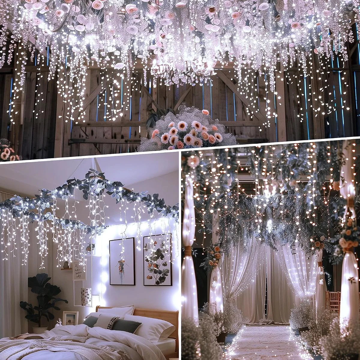 Minetom 100Ft Icicle Lights for Outside, photo 3