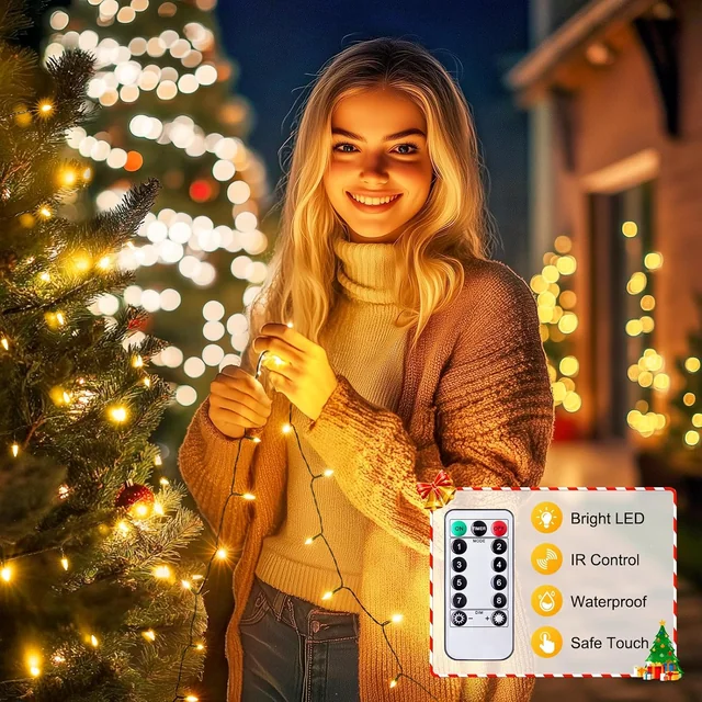 Minetom LED Christmas Lights for Indoor