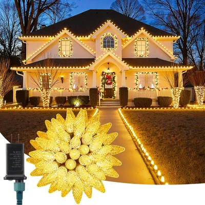 Minetom C9 Christmas Lights Outdoor, 72 FT 110 LED C9 String Lights, thumbnail 3