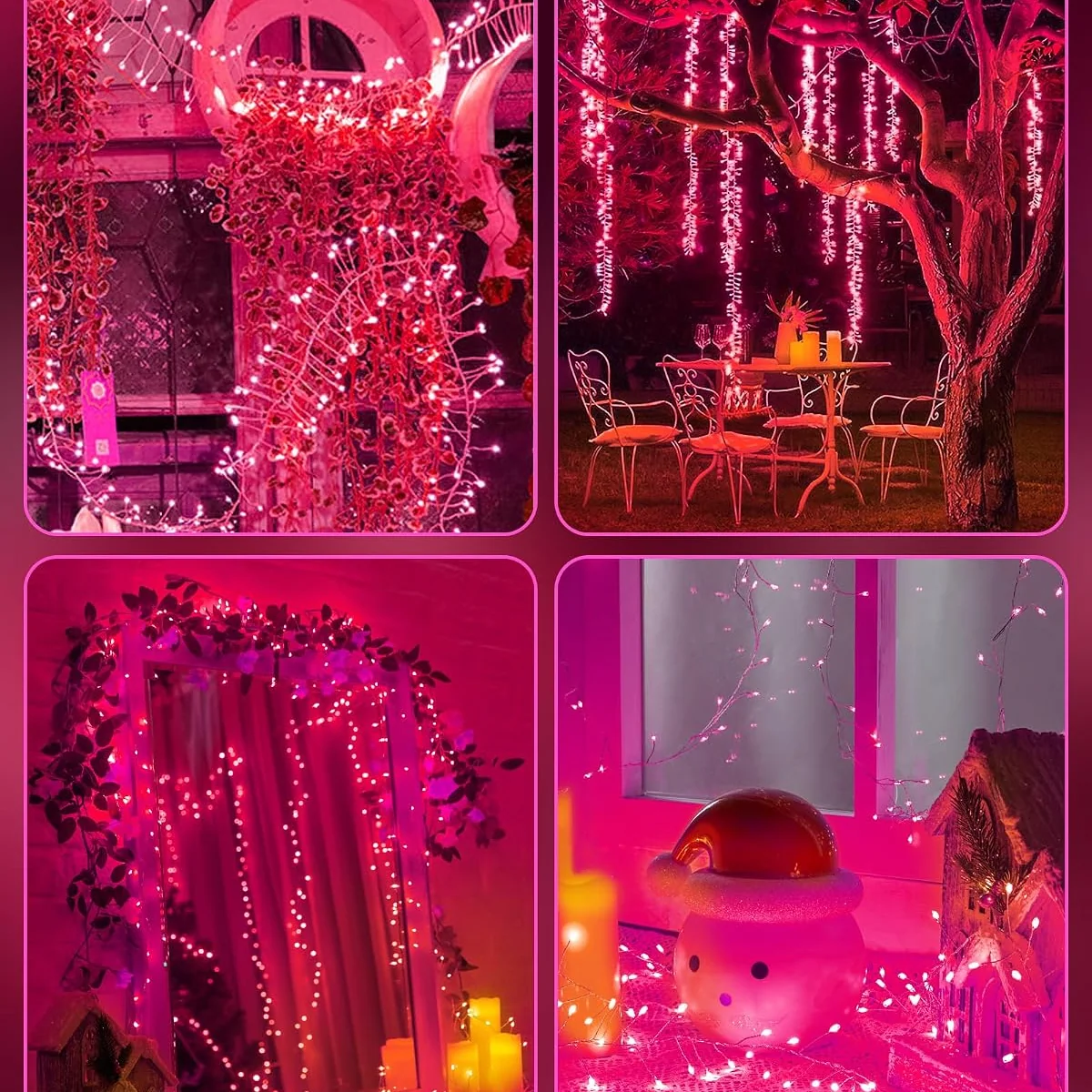 Minetom Fairy Lights Battery Operated, Twinkle String Lights 5ft 60LED, photo 2
