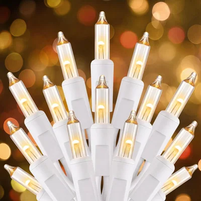 Minetom Warm White Christmas String Lights 100 Count 20 Feet, thumbnail 1