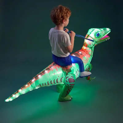 Minetom Halloween Light-Up Inflatable Dinosaur Costume For Kids, thumbnail 6