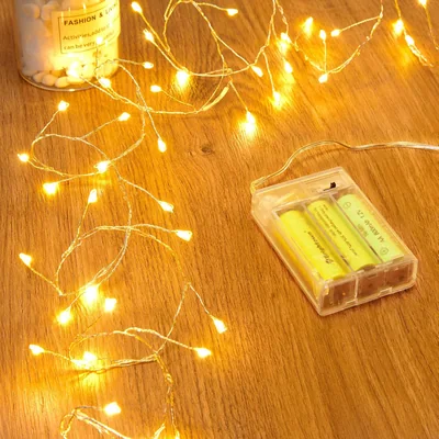 Minetom Fairy Lights Battery Operated, Twinkle String Lights 5ft 60LED, thumbnail 6