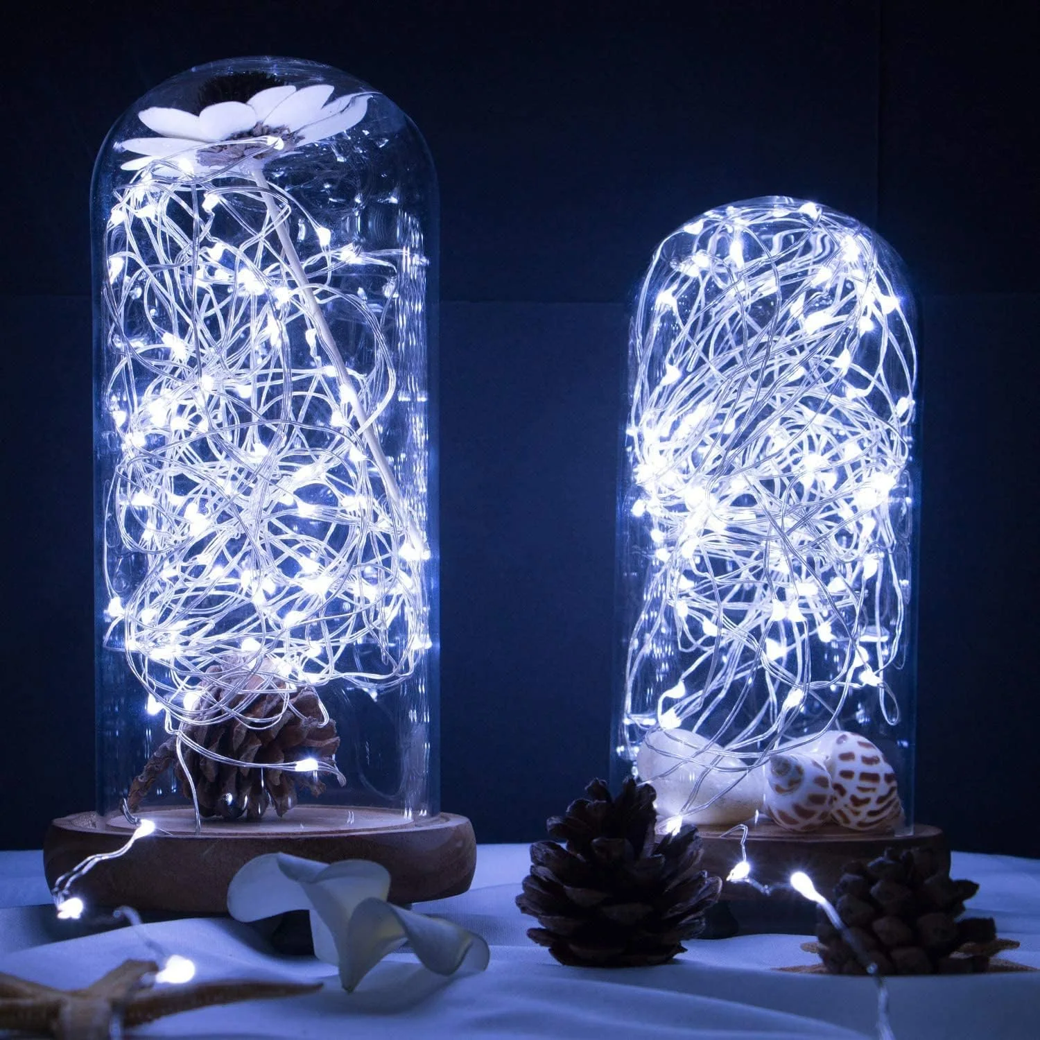 Minetom Fairy Lights Battery Operated, 5 Pack 7 FT 20 LED String Lights, photo 5