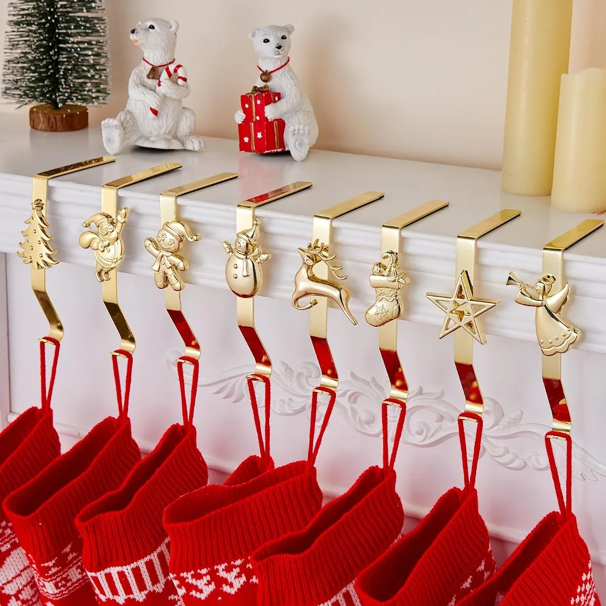 Minetom Stocking Holders for Mantle, photo 2