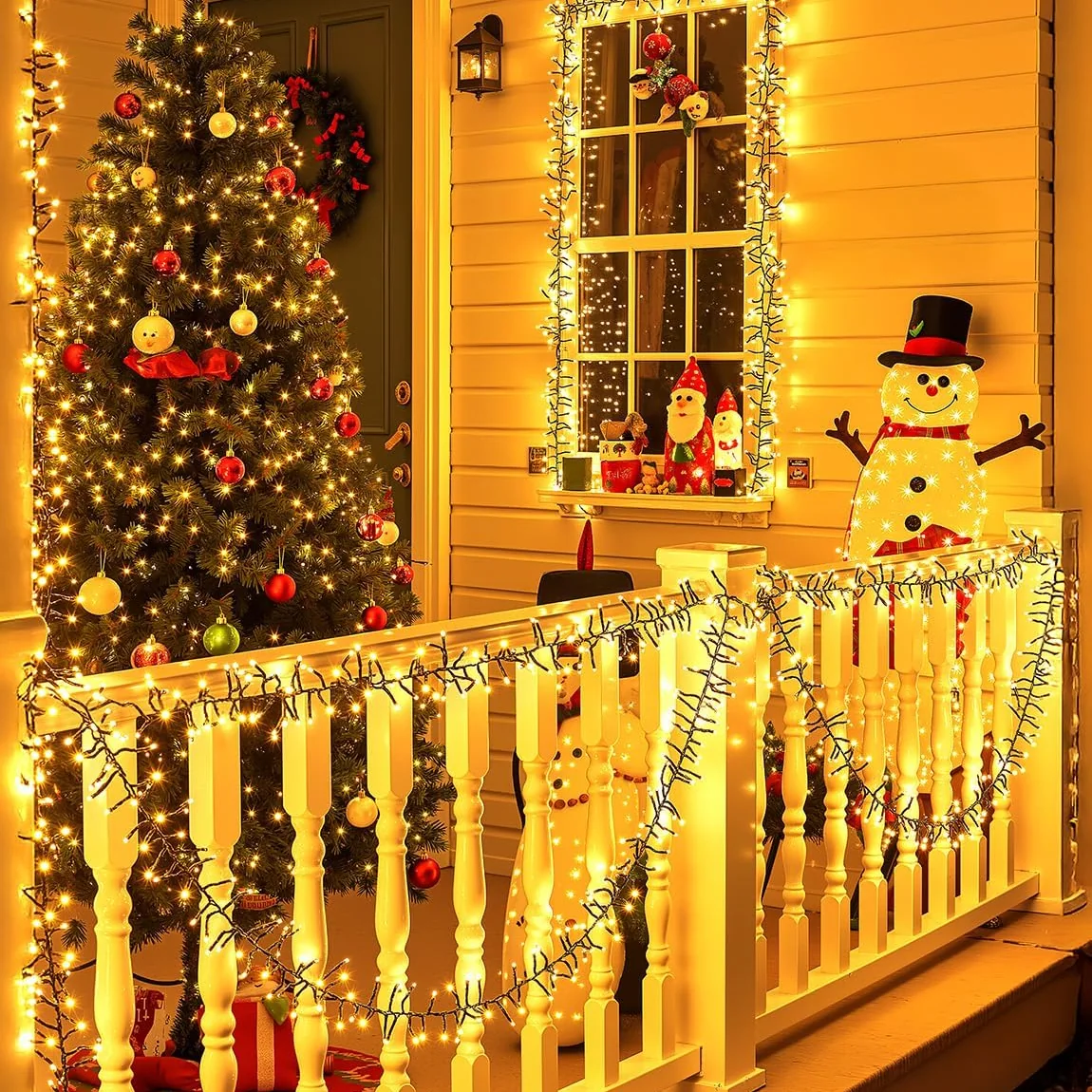 Minetom Battery Operated Christmas Lights Outdoor, photo 2