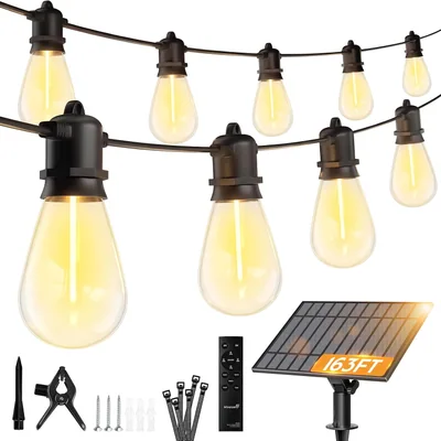 Minetom 100FT Solar String Lights Outdoor Waterproof, thumbnail 5
